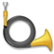 Postal Horn emoji on LG